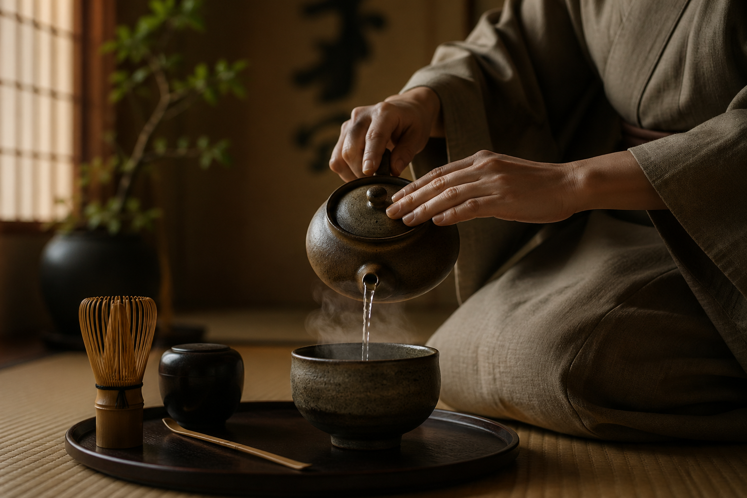 Japanese tea ritual