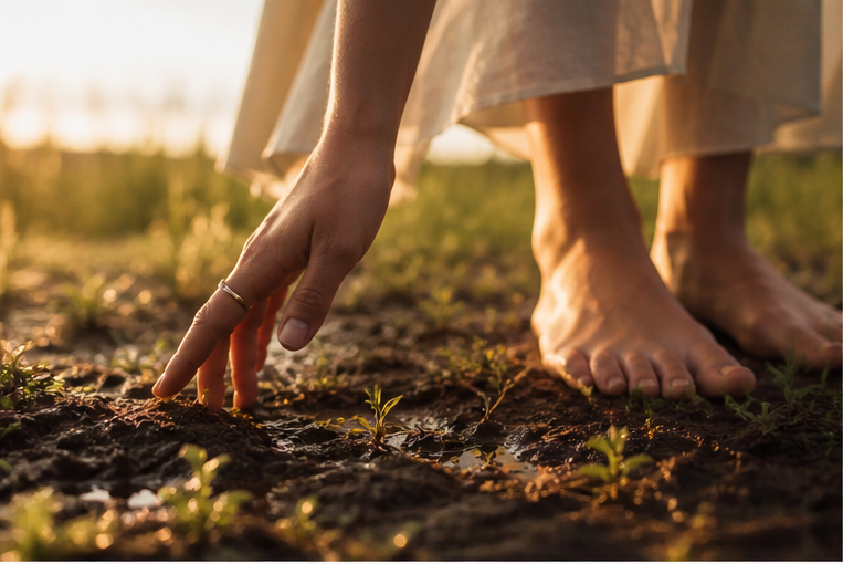 Choose a quiet natural surface