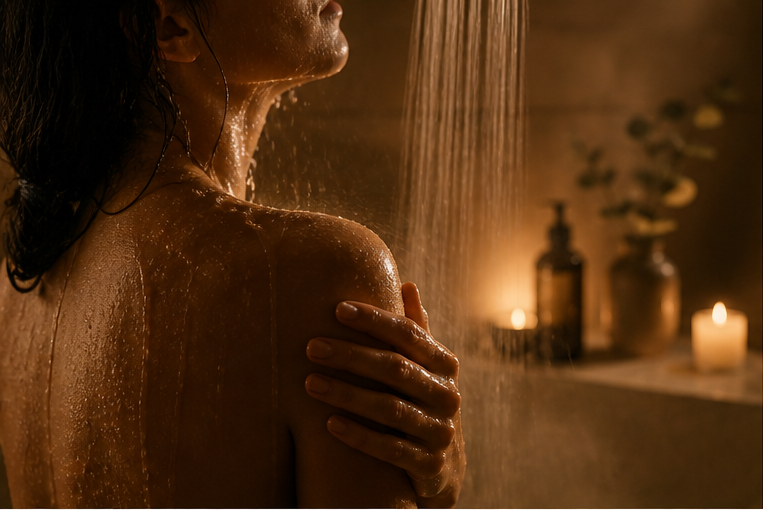 Warm shower ritual