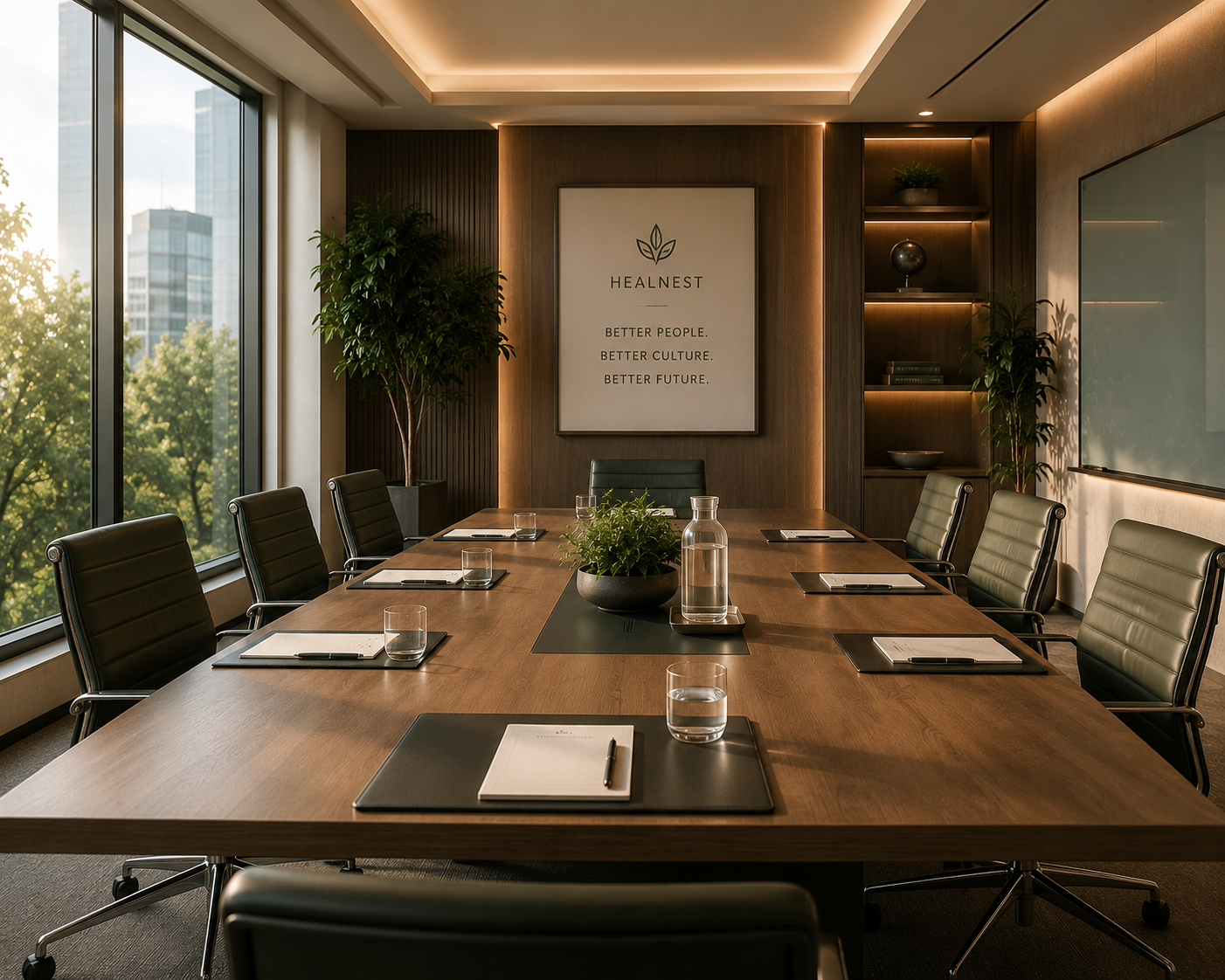 Premium boardroom workload strain and meeting density
