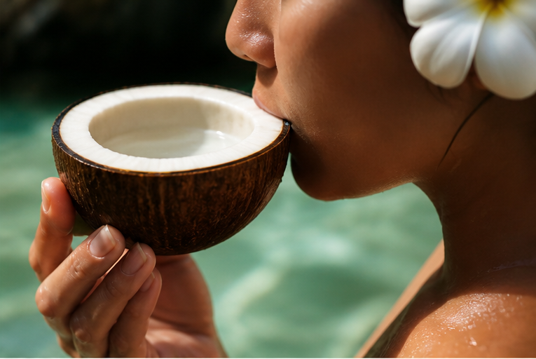 Coconut water ritual