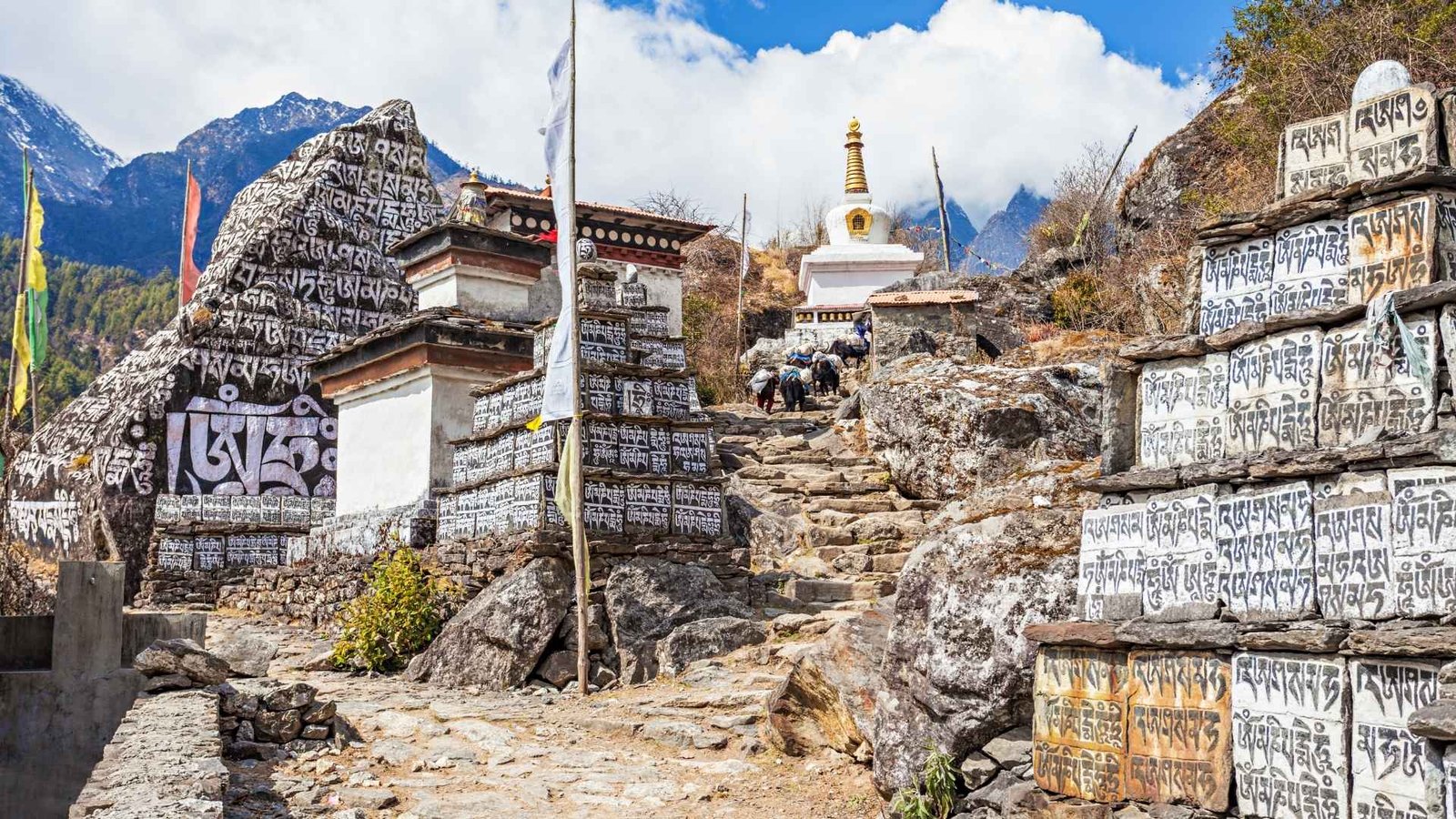Nepalese stone village