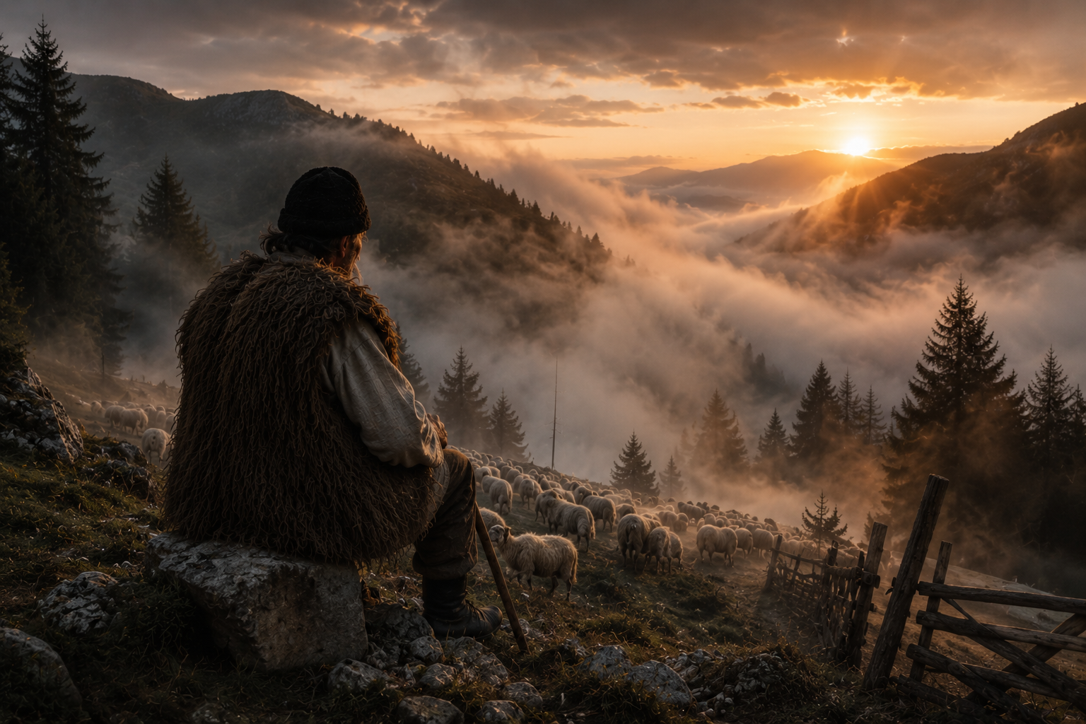 Romanian mountain valley