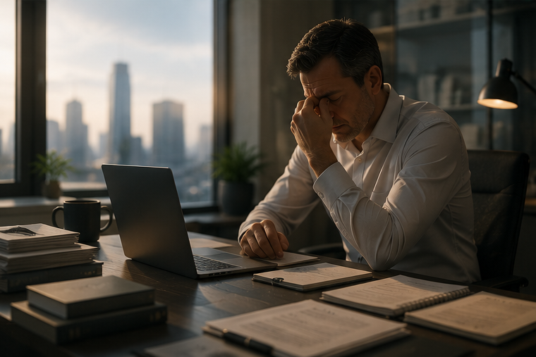 Quiet low energy executive workspace