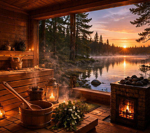 Finland sauna silence