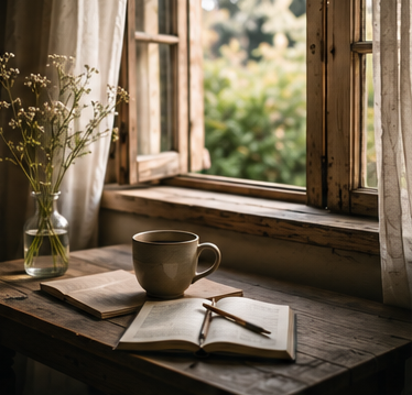 Slow morning window ritual