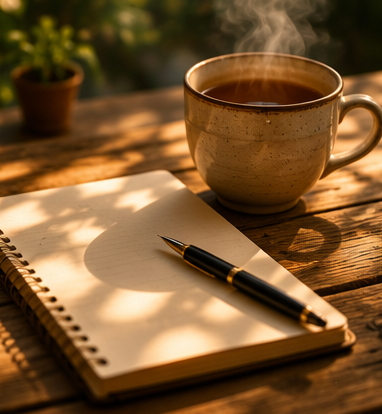 Tea and note