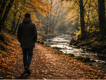 Walking without purpose