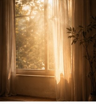 Light through a quiet window