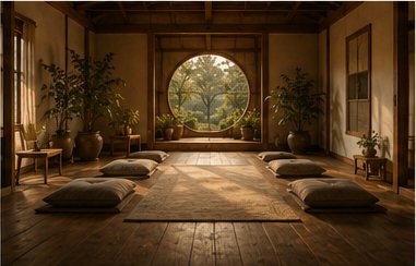 A quiet sanctuary room