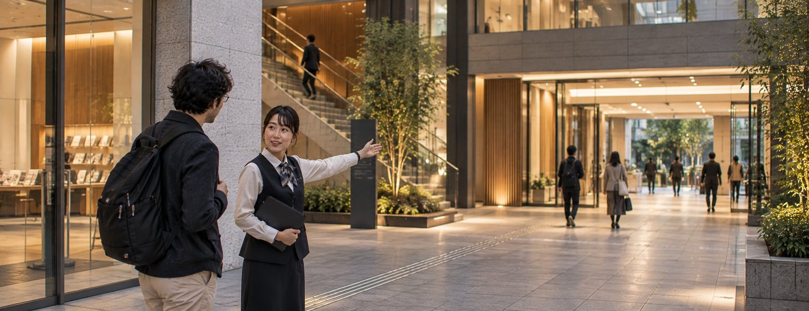 A gentle correction about an entrance in Japan