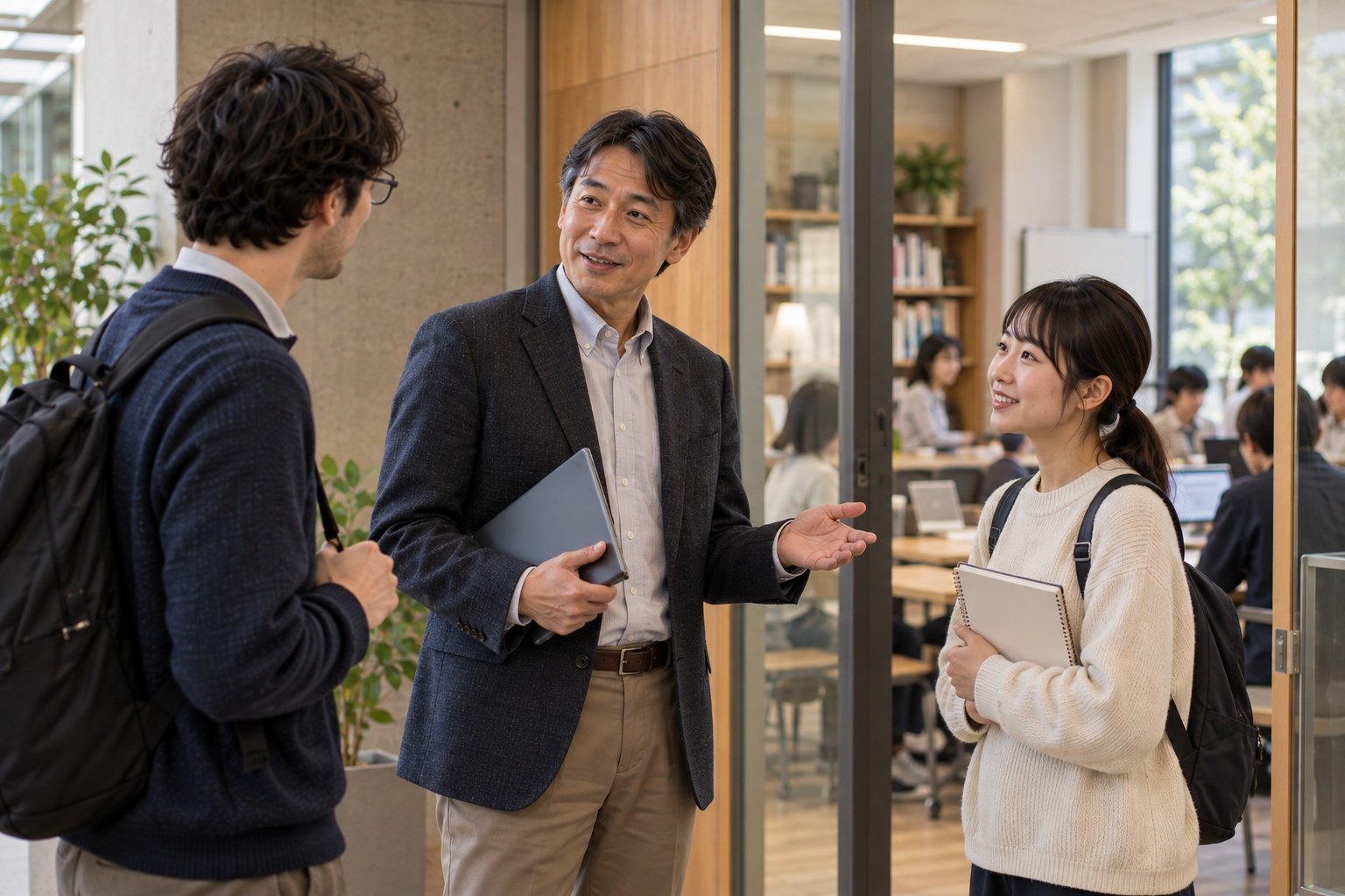 A natural introduction among adults in Japan